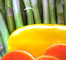 Vegetable Abstract by Orla Cahill Photography