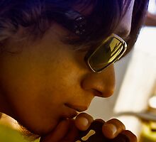 Omar in Thought by Renee D. Miranda