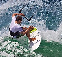Kite Surfing at Merimbula by Darren Stones