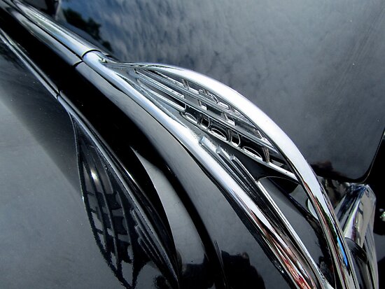 37 Plymouth Coupe Hood Ornament by Debbie Robbins