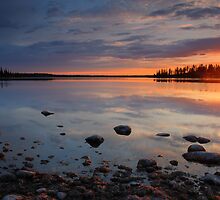 Quiet sunset by camfischer