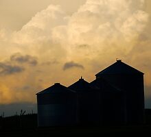 Clouds and Silhouette by Roxanne Persson