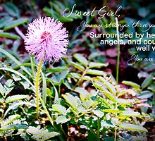 You Are My Hero - gravely ill little girl by Franchesca Cox