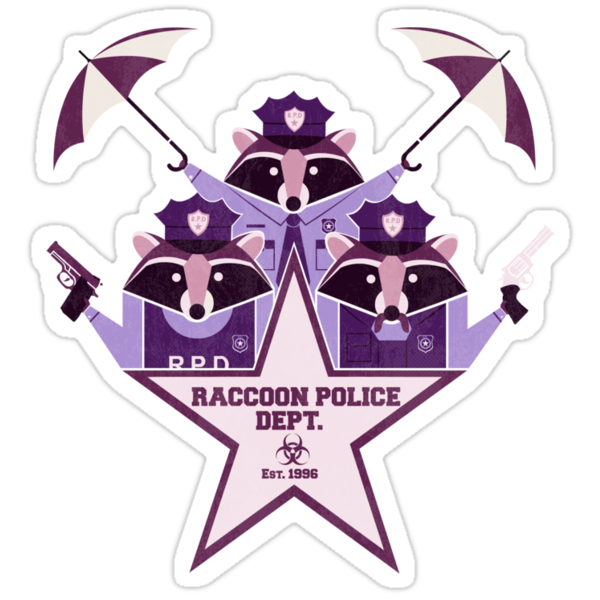 Es Oficial: Raccoon Squad Sticker,375x360