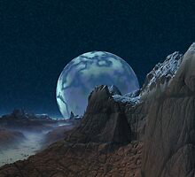 Marbled Moon by AlienVisitor
