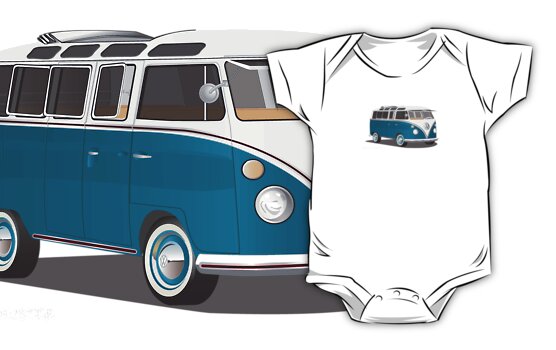 VW Bus T2 Turkis by Frank Schuster