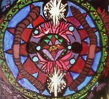 Part 2 of Triptych Mandala: Spirit by VitalShanti