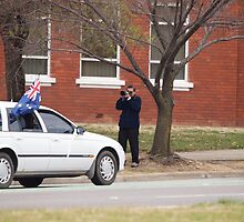 Canberra Protests Convoy #2 by Tom McDonnell