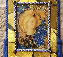 Blue Angel. (detail) by Ian A. Hawkins