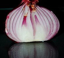 Red Onion Reflection by AnnDixon
