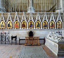 The St Swithern Icons, Winchester Cathedral, England by artfulvistas