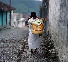 Basket of Flowers for a Troubled World by Larry Turner
