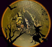 Halloween Moon by ArtBee