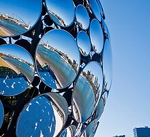 Brisbane Festival, Golden Casket Light Sphere iPhone Case by Jaxybelle