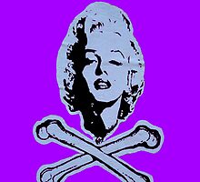 "R.I.P. Marilyn" (violet) - phone by Michelle Lee Willsmore