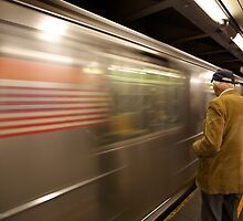 Waiting for the Train by Rick Louie