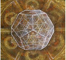 Dodecahedron- Panel 3 in Platonic Solids series by Donna Raymond