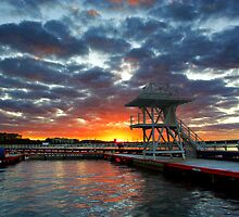 Eastern Beach Swimming Enclosure at Geelong by Darren Stones