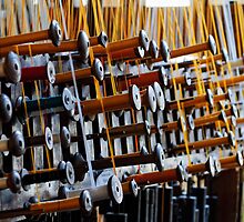 Bobbins of Silk, Soierie Vivante, Croix Rousse, Lyon, France by Andrew Jones