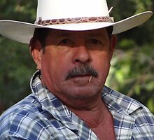 My friend the rancher and guide - Mi amigo el ranchero y guia by Bernhard Matejka