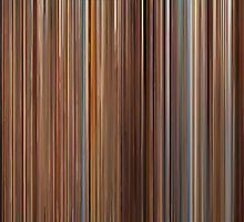 Moviebarcode: The Complete Wes Anderson (1994-2009) by moviebarcode