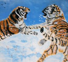 Cat Fight by GEORGE SANDERSON