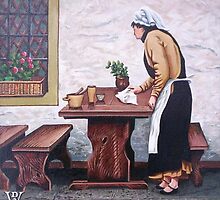 Server in Tavern by Dan Wilcox