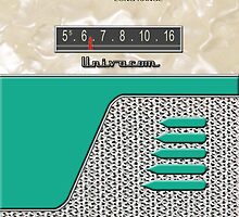 Transistor Radio - 50's Jet Green by ubiquitoid