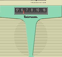 Vintage Transistor Radio - Impala Aged by ubiquitoid