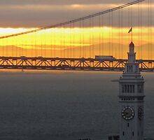 Ferry Building Clock Tower by David Denny