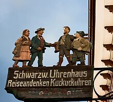 Cuckoo clock shop sign by jasminewang