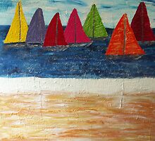 Sand, Surf 'n Sails by Allan Maticic