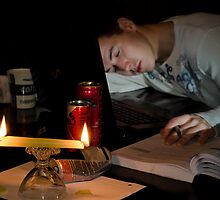 Burning The Candle At Both Ends by Johanne Brunet