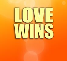 Love Wins - Orange by jdblundell