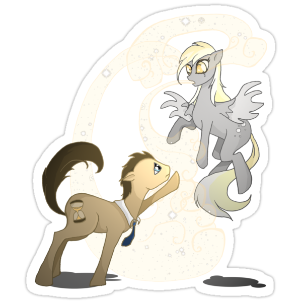  Stickers on Doctor Whooves  Derpy Reuploaded  Stickers By Barbora Urbankova