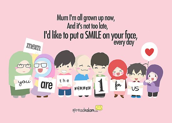 "Mum You're The Number One for Me" by SpreadSaIam | Redbubble