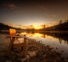Lonely Sunset by Bob Larson