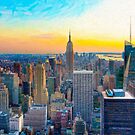 A Day Ends in New York City by Mark Tisdale