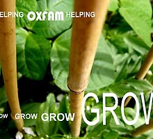 OXFAM GROW comp' with example logo, link to final piece & no logo submitted to comp in notes ! please see both*as plain submit by Tuartkatz