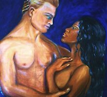 Interracial Lovers III by Yesi Casanova