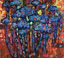 Mushrooms by cynthiaholland