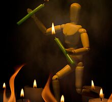 Fire Dancing by Johanne Brunet