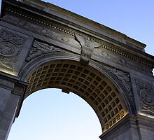 Arch in Washington Square Park by Amanda Vontobel Photography