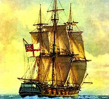 British warship by markmonty