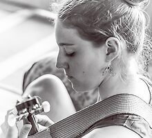 Girl With a Mandolin by Peter Maeck