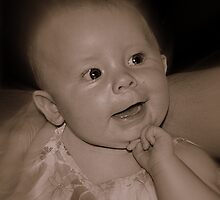 Lydia Posing For Her Granddad by Stan Owen