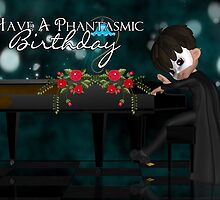Phantom Of The Opera Birthday Greeting Card by Moonlake