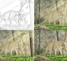 Iguanodon bernissartensis - evolution of an image by A V S TURNER