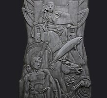 Tullylish Love/ Contemplation Seat: 8ft x 4ft Sculpture by Darren Sutton by John Darren Sutton