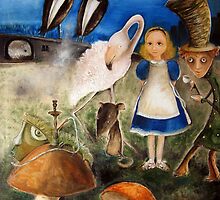 Bird Migration In Wonderland by Monica Blatton